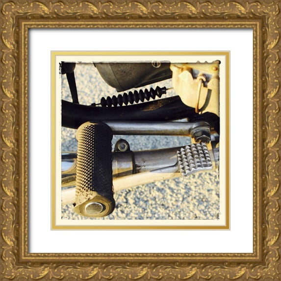 Stramel, Renee W. 12x12 Gold Ornate Wood Framed with Double Matting Museum Art Print Titled - Sunset Ride VI