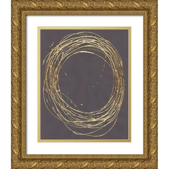 Stramel, Renee W. 12x14 Gold Ornate Wood Framed with Double Matting Museum Art Print Titled - Custom Circling