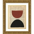 thumbnail image 1 of Stramel, Renee W. 12x14 Gold Ornate Wood Framed with Double Matting Museum Art Print Titled - Modern Prose VIII, 1 of 4