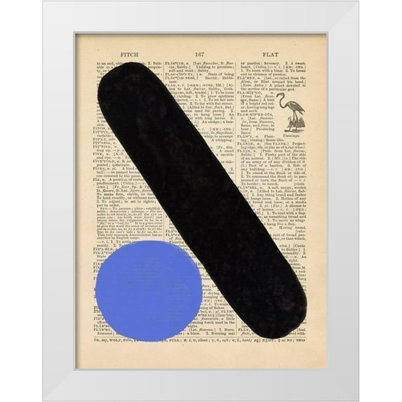 Stramel, Renee W. 12x14 White Modern Wood Framed Museum Art Print Titled - Modern Quotation IV