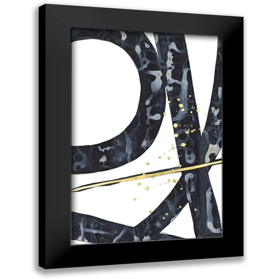 Stramel, Renee W. 13x18 Black Modern Framed Museum Art Print Titled - Onyx Tracery II