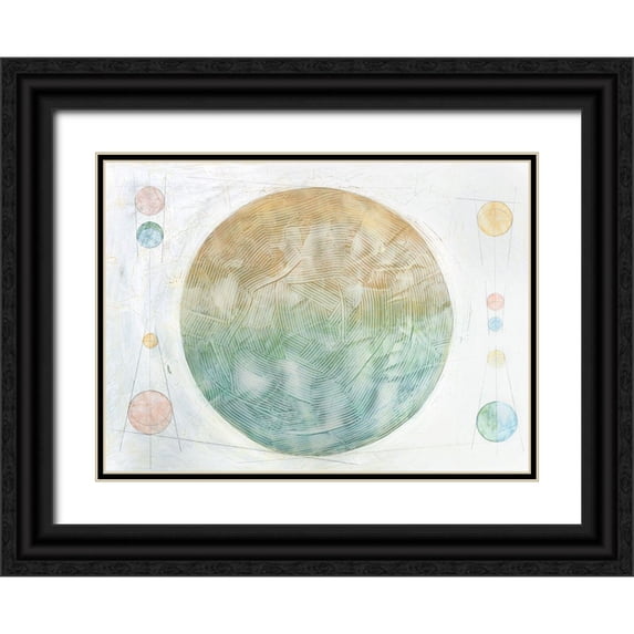 Stramel, Renee W. 14x11 Black Ornate Wood Framed with Double Matting Museum Art Print Titled - Celestial Skies II