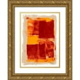 thumbnail image 1 of Stramel, Renee W. 14x18 Gold Ornate Wood Framed with Double Matting Museum Art Print Titled - Monoprint II, 1 of 4