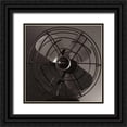 thumbnail image 1 of Stramel, Renee W. 15x15 Black Ornate Wood Framed with Double Matting Museum Art Print Titled - Vintage Fan Study IV, 1 of 4
