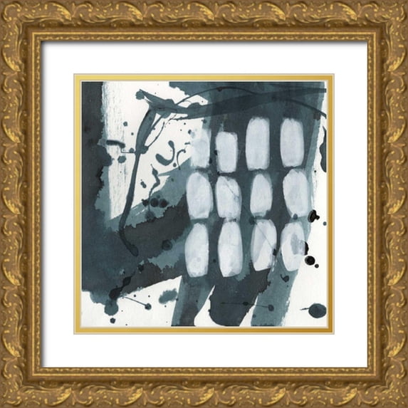 Stramel, Renee W. 15x15 Gold Ornate Wood Framed with Double Matting Museum Art Print Titled - Say What II