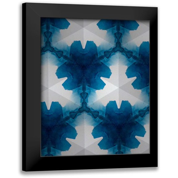 Stramel, Renee W. 15x18 Black Modern Framed Museum Art Print Titled - Sapphire Frost II