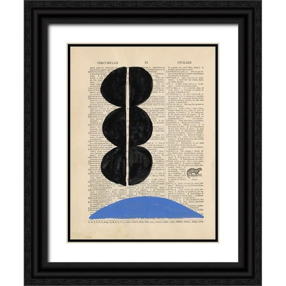 Stramel, Renee W. 15x18 Black Ornate Wood Framed with Double Matting Museum Art Print Titled - Modern Definition II