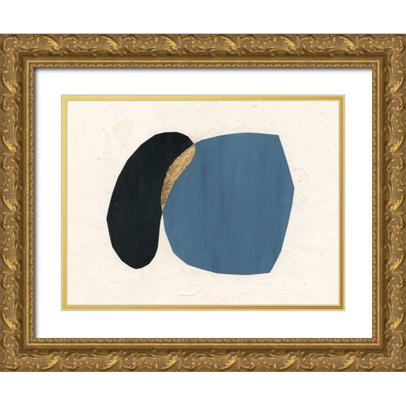 Stramel, Renee W. 18x15 Gold Ornate Wood Framed with Double Matting Museum Art Print Titled - Organic Overlay III