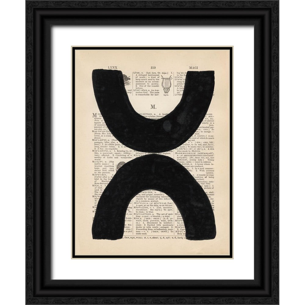 Stramel, Renee W. 19x24 Black Ornate Wood Framed with Double Matting
