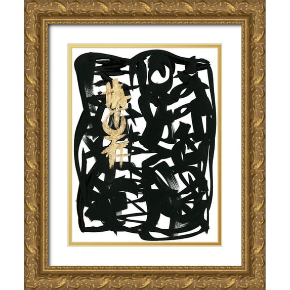 Stramel, Renee W. 19x24 Gold Ornate Wood Framed with Double Matting Museum Art Print Titled - Analysis I