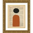 thumbnail image 1 of Stramel, Renee W. 19x24 Gold Ornate Wood Framed with Double Matting Museum Art Print Titled - Modern Prose VII, 1 of 4