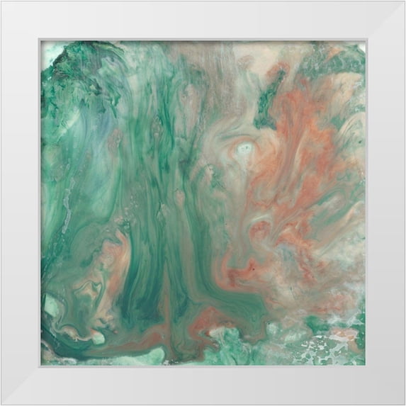 Stramel, Renee W. 20x20 White Modern Wood Framed Museum Art Print Titled - Greenbriar I