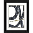 thumbnail image 1 of Stramel, Renee W. 23x32 Black Ornate Wood Framed with Double Matting Museum Art Print Titled - Onyx Tracery II, 1 of 4