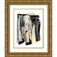 thumbnail image 1 of Stramel, Renee W. 25x32 Gold Ornate Wood Framed with Double Matting Museum Art Print Titled - Noir Essence I, 1 of 4