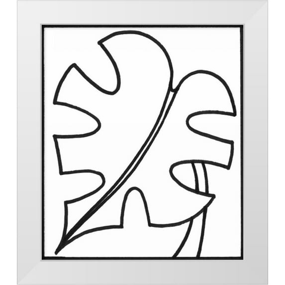 Stramel, Renee W. 26x30 White Modern Wood Framed Museum Art Print Titled - Sprout III