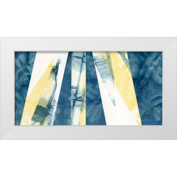 Stramel, Renee W. 32x18 White Modern Wood Framed Museum Art Print Titled - Nautical I