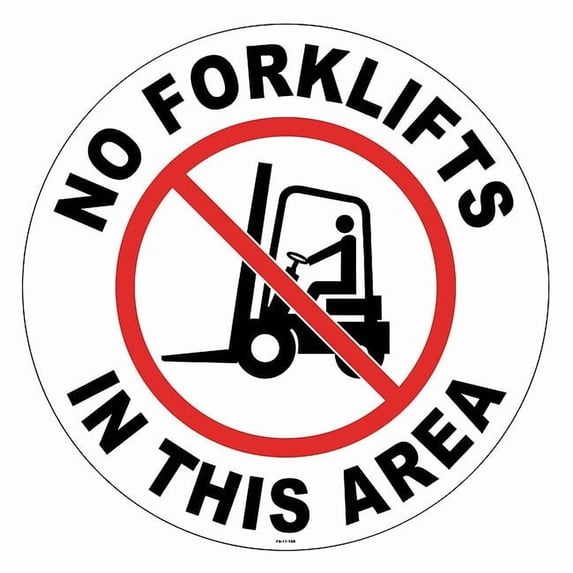 Stranco Anti-Slip Floor Sign,17 in x 17 in,Vinyl FS-17-108