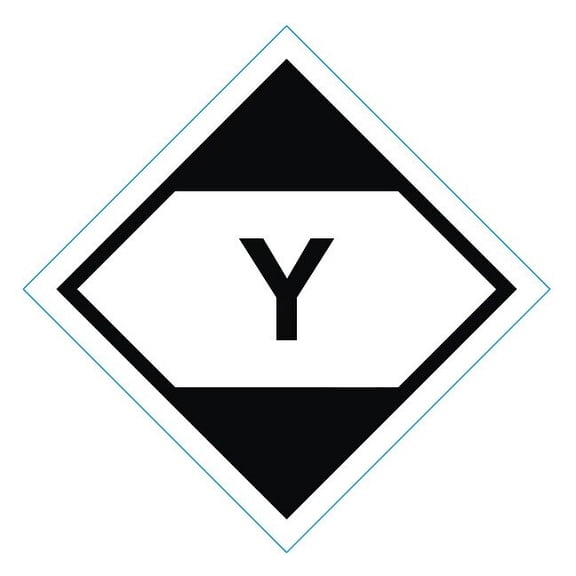 Stranco Label,Limited Quantities,500 Labels, PK500 HMSL-250Y-P500