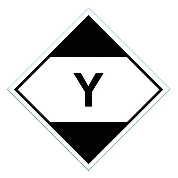 Stranco DOT Label,Ltd Quantities,4-1/2" W,PK500 HMSL-450Y-P500