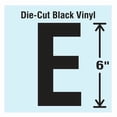 thumbnail image 1 of Stranco Letter Label, Vinyl, 6 in H, 3-1/2 in W DBV-SINGLE-6-E, 1 of 1