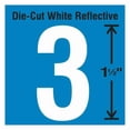 thumbnail image 1 of Stranco NumberLabel,Vinyl,1-1/2 in H,7/8 in W,PK5 DWR-1.5-3-5, 1 of 1