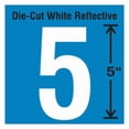 thumbnail image 1 of Stranco Die-Cut Reflective Number Label, 5,PK5 DWR-5-5-5, 1 of 1