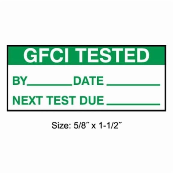 Stranco Inspection Label, ENG, Maintenance, PK350, TC-10904 TC-10904