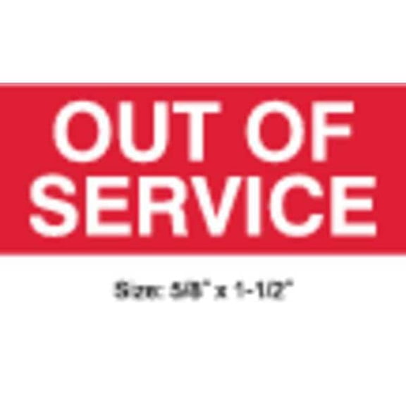 Stranco Inspection Label, ENG, Maintenance, PK350, TC-10914 TC-10914