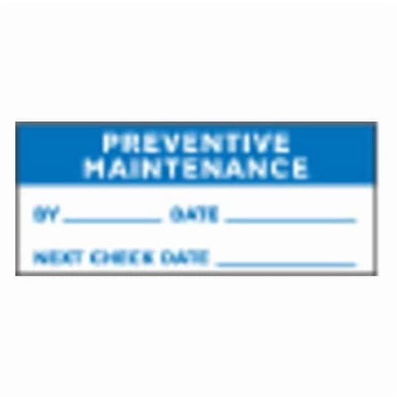 Inspection Label, ENG, Maintenance, PK350, TC1-39528 TC1-39528