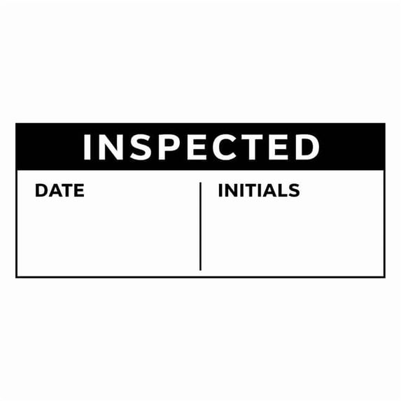 Stranco Inspection Label, English, Quality, PK225, TCSL3-10943 TCSL3-10943