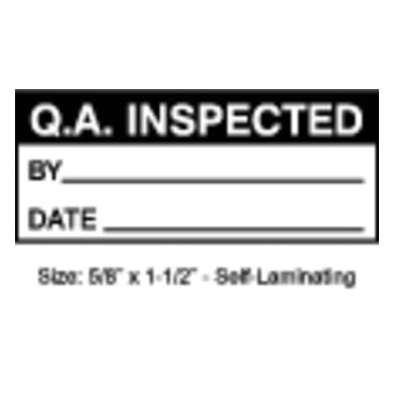 Stranco Inspection Label, English, Quality, PK350, TCSL2-10734 TCSL2-10734