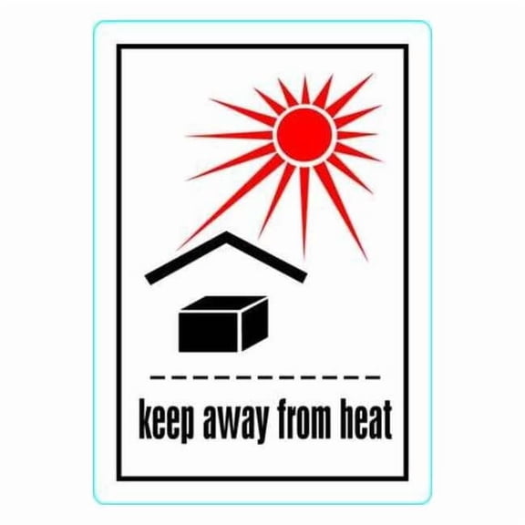 Stranco Label,Keep Away from Heat,100 Labels HMSL-3506-P100