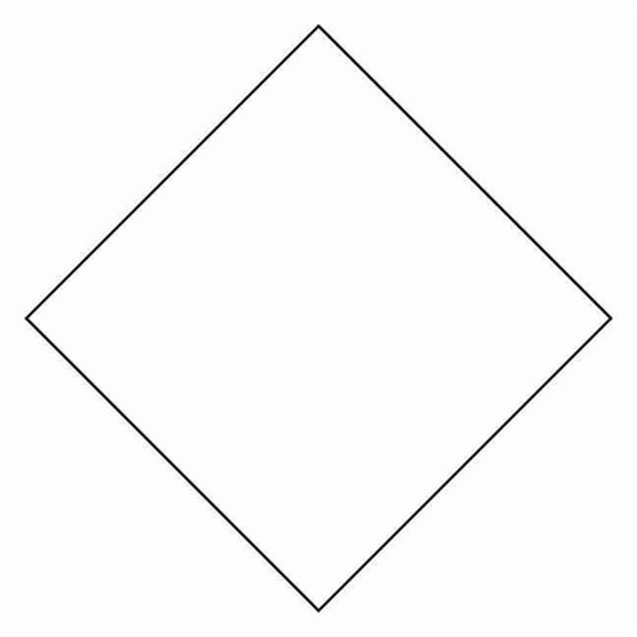 Stranco Vehicle Placard,Blank DOTP-BMAG