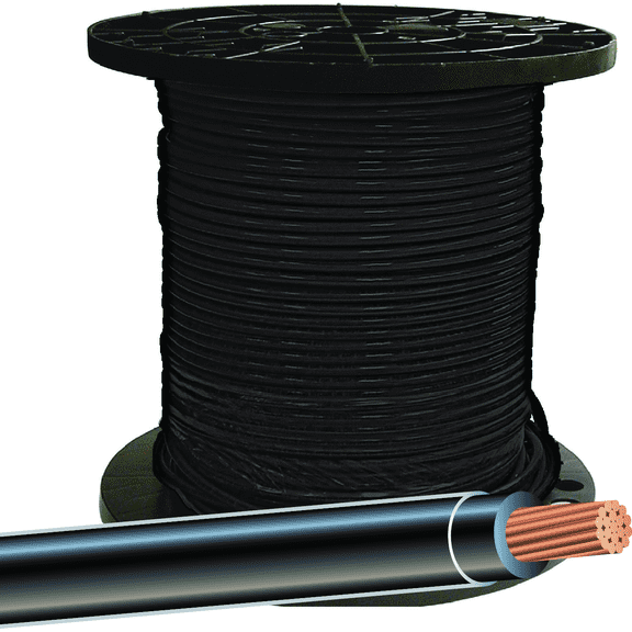 Stranded THHN Electrical Wire - Single Pack  Indoor & Outdoor Use, NEC-Compliant