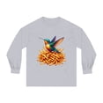 thumbnail image 1 of Strange & Cozy Fries Fly Hummingbird, Cotton Blend, S-3XL Long Sleeve Tee, 1 of 4