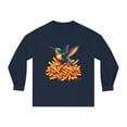 thumbnail image 1 of Strange & Cozy Fries Fly Hummingbird, Cotton Blend, S-3XL Long Sleeve Tee, 1 of 4