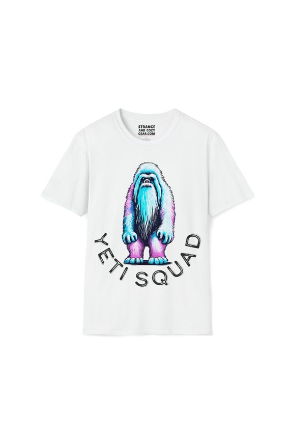 Gear's Winter Yeti Tee - Neon Yeti Squad Design - Medium