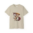 thumbnail image 1 of Strange & Cozy Pizza Pegasus Parade, Ethical Cotton, S-3XL Tee, 1 of 4