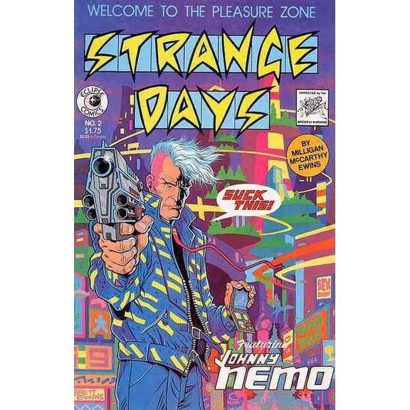 Strange Days #2 VF ; Eclipse Comic Book