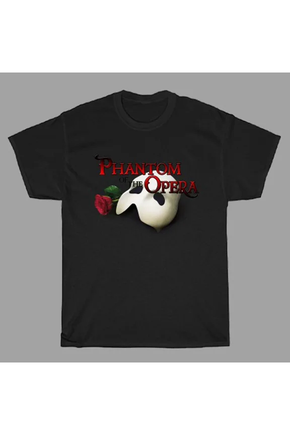 Phantom Of The Opera Broadway Musical Men's Black Size S to 3XL