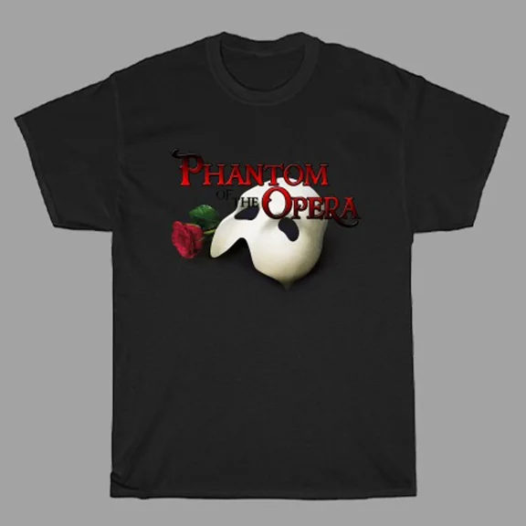 Phantom Of The Opera Broadway Musical Men's Black Size S to 3XL
