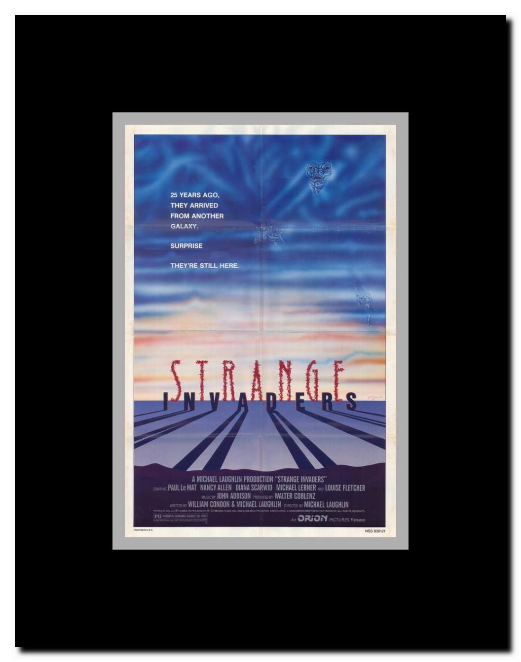 Strange Invaders Framed Movie Poster