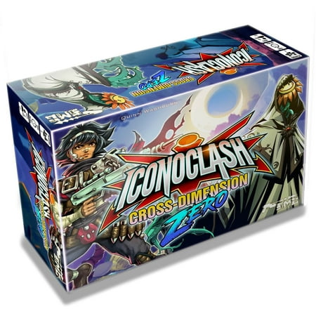 Strange Machine Games: Iconoclash: Cross Dimension Zero - Tactical Skirmish Board Game, Stand Alone Expansion, Platforming, Ages 12+, 2-4 Players