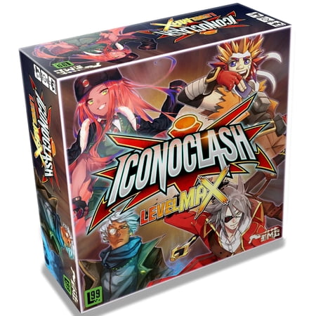 Strange Machine Games: Iconoclash: Level Max - Tactical Skirmish Board Game, Stand Alone Expansion, Tabletop Platforming, Ages 12+, 2-4 Players