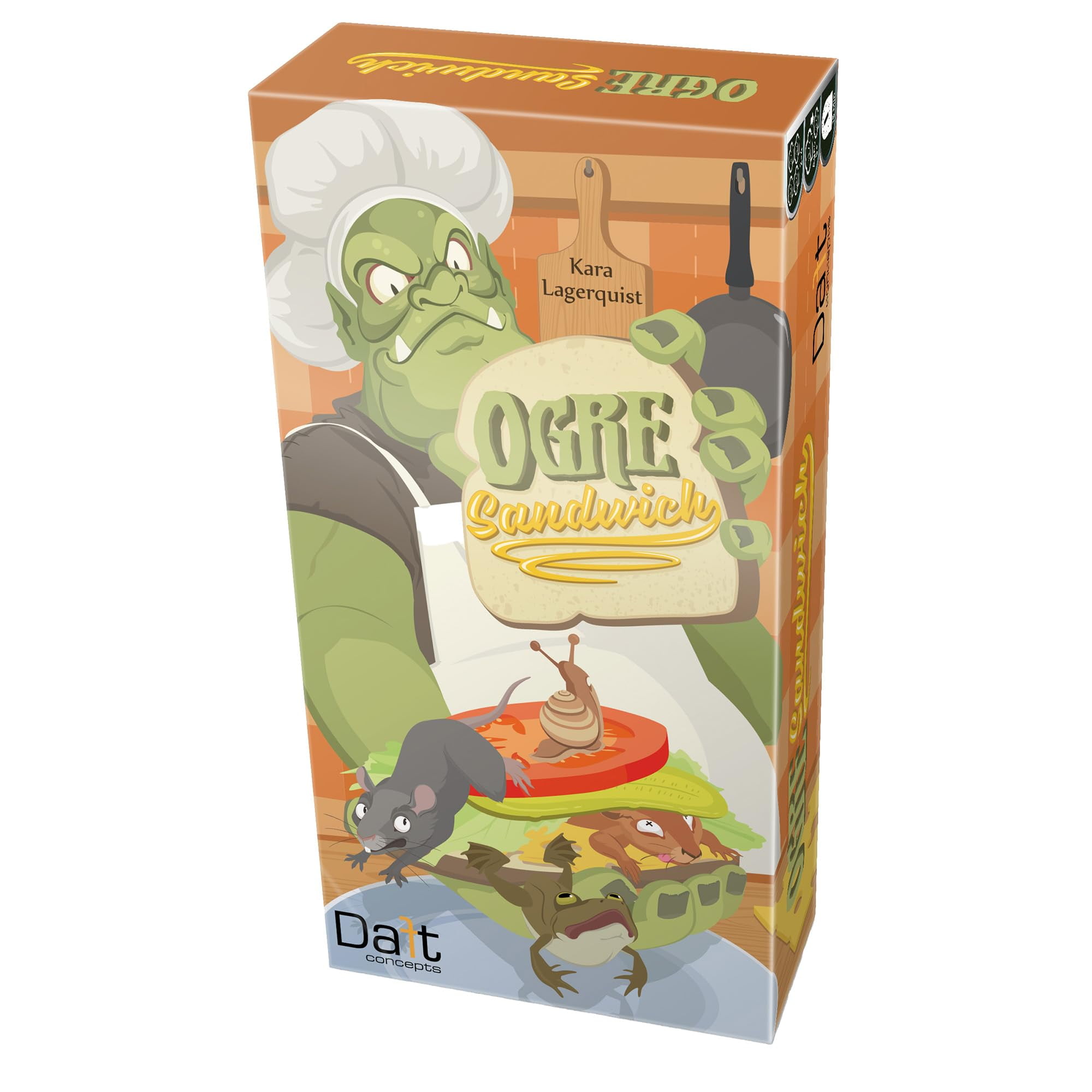 Strange Machine Games Ogre Sandwich Fantasy Board Game, Dice Rolling