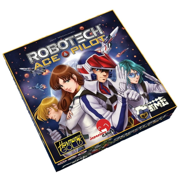 Strange Machine Games: Robotech: Ace Pilot - Dice Based Strategy Board Game, Area Control, Officially Licensed, Ages 8+, 2-4 Players, 25 Min
