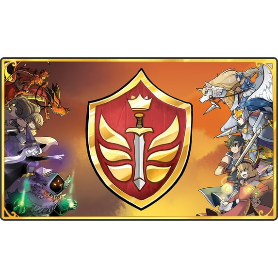 Strange Machine Games: Valiant Wars: Playmat - Strategy Card Game Accessory,  2mm Printed Neoprene Mat, High-Quality Color Design