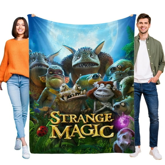 Strange Magic Blanket Flannel Soft Sofa Bed Throw for Sofa Couch Birthday Gift