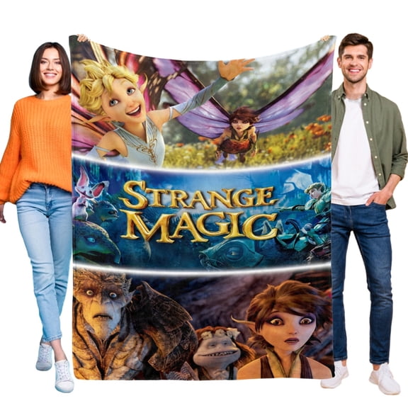 Strange Magic Blanket Flannel Soft Sofa Bed Throw for Sofa Couch Birthday Gift