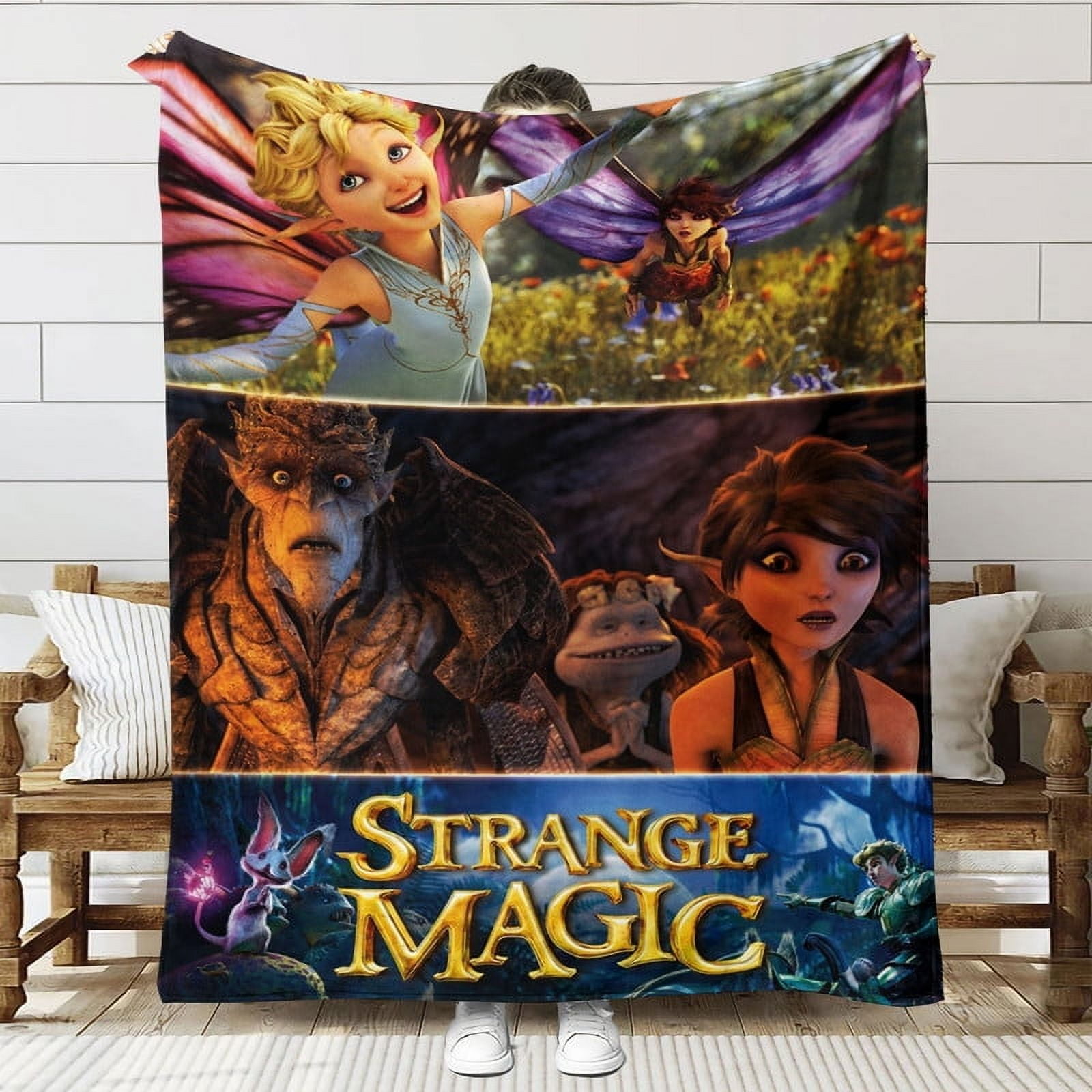 Strange Magic Throw Blanket Gifts for Fans Lover Girls Boys Women Present Hoodie Him Bed 50"x60"